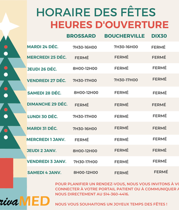 Copie de Beige Modern Christmas Holiday Opening Hours Instagram Post